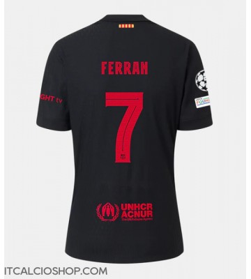 Barcelona Ferran Torres #7 Seconda Maglia 2024-25 Manica Corta